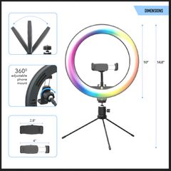 HALF PRICE Unopened box - Ring light for selfies & content creation