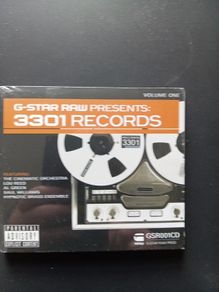 VARIOUS..g-star raw presents 3301 records CD compilation (sealed)
