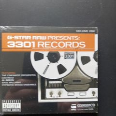 VARIOUS..g-star raw presents 3301 records CD compilation (sealed)