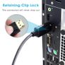 1.8M DisplayPort DP To HDMI Cable Adapter For Lenovo Dell HP Asus Laptop PC New - FHT10CAB Image 2