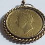 coin earrings ext. rare variant 1825 and 1826 UK shillings Image 8