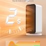 NEW SALE | Electric Heater, Low Energy Smart Space Heater with Thermostat, WiFi & Bluetooth App Control, Heater Works with Alexa & Google Assistant, Ceramic Heater for Bedroom, Office, Home, White Image 3
