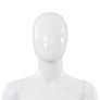 Full Body Female Mannequin with Glass Base Glossy White 175 cm Image 9