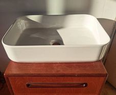 Sonas Avanti rectangular basin