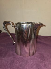 Mid Century Silver Plated Water Jug