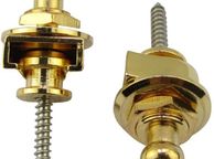 main image for ad Strap Locks, pair, for Electric or Acoustic guitar Gold