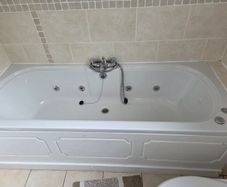 bathroom jacuzzi bath  WC &  Wash Hand Basin