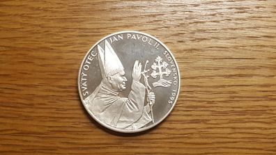 coin John Paul 2 silver