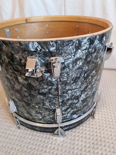 Ludwig Black Diamond Pearl Bass Kick Drum 20 x 14 downbeat virgin