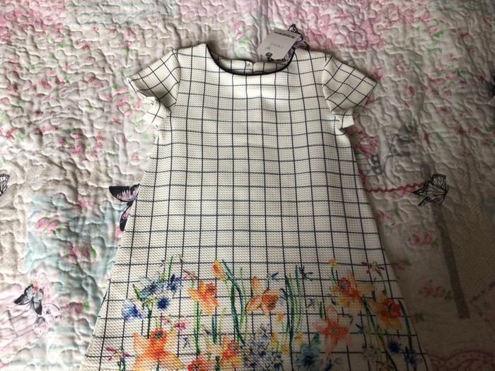 Baby Girls Spring summer dress age 12/18 Mths BNWTS