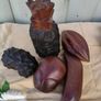 Vintage Carved Wood Fruit Image 8