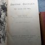 book vintage British  Battles on Land and Sea By James Grant illustrated  history world Image 3