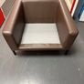 IKEA KOARP Armchair in Farsta Dark Brown Image 2