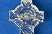 Waterford Crystal Cross Brooch