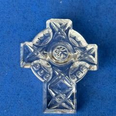 Waterford Crystal Cross Brooch