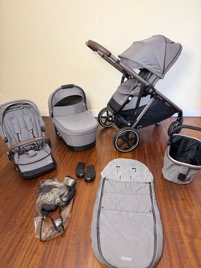 Cybex Gazelle S double pram twin buggy travel system