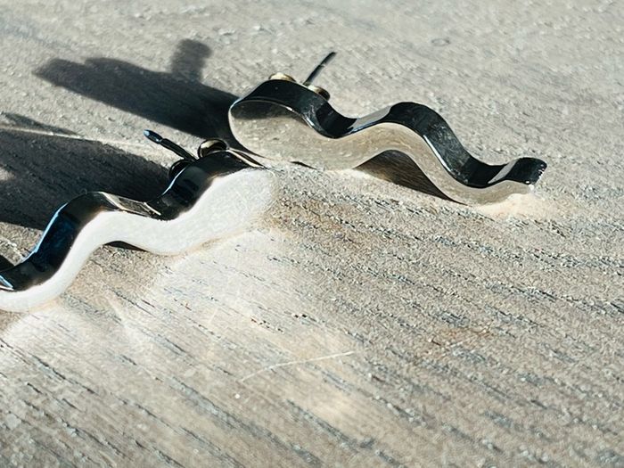 Silver earings