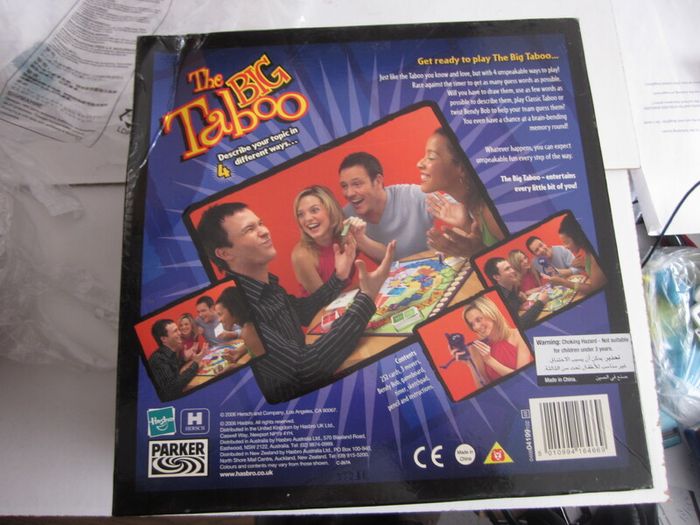The Big Taboo Board Game