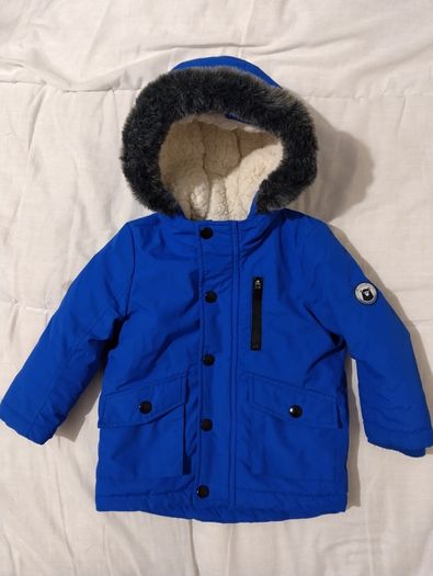 Warm Fleece Lined Hooded Jacket