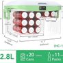 12.8L Car Fridge Freezer Portable Compressor Cooler, 12V/24V DC & 100 240V AC Mini Refrigerator for Camping, RV, Truck, Boat, Travel, Picnic, Home Use Image 3
