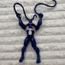 Hasbro 2010 Marvel Web Battlers Snappin Whips Blue Venom  Action Figure approx. 16 cm. Used Please see photos Image 2