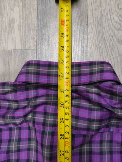 Eton Button Down Check Shirt Mens Large
