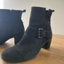 ecco black womens ankle boots size 38 Image 3