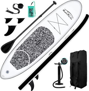 Inflatable 10x30x6 Ultra Light 16.7lbs SUP for All Skill Levels Everything Included with Stand Up Paddle Board, Adj Paddle, Pump, ISUP Travel Backpack, Leash, Waterproof Bag (FREE POSTAGE)