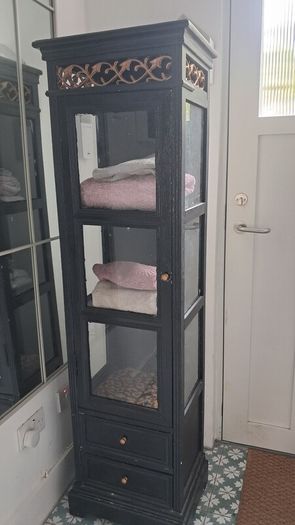 Black Display Cabinet