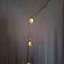 dress, navy with button detail Image 2