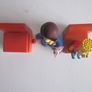 2008 Burger King  The Simpsons Bart+ Maggie Toy Couch Image 3