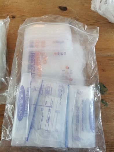 Breast milk bags