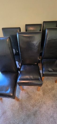 Tuscan Dining Chairs All 8 for 80 Euro