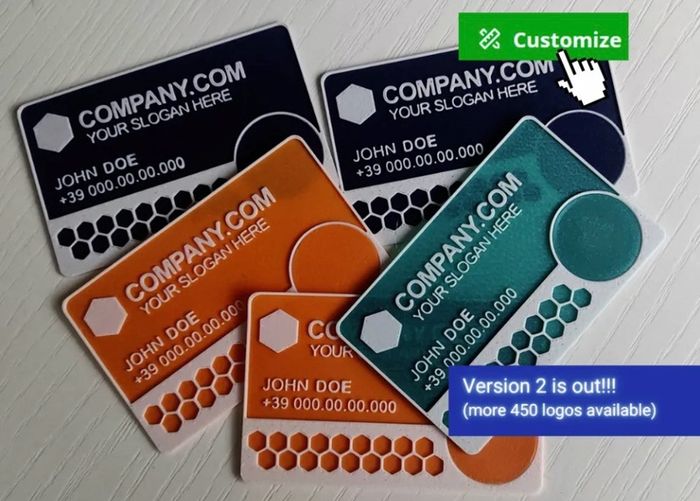 Customisable business card
