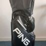 Ping DLX Black Leather Cart Golf Bag Image 5