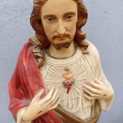 Jesus Chalk Religious Statue