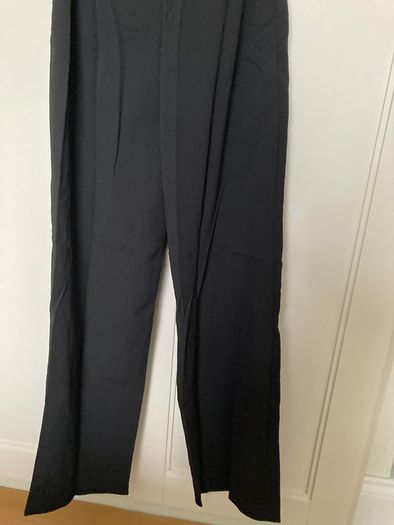 Asymmetrical wide leg trouresr size xs uk 4/6