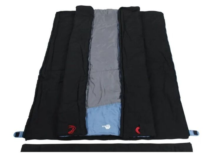 2 Man Sleeping Bag 230 x 160cm Cotton Lined Double Sleeping Bag 3 to 4 Season Camping Blanket