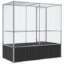 Aviary Silver 210.5x107x212 cm Steel Image 4