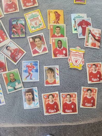 Various football stickers
