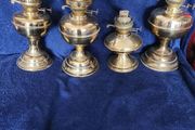 Victoria working oil lamps . All duplex and newly polished.