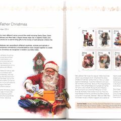 2014 Jersey Stamp Year Book (hardback) issued by Jersey Post includes 30 images of contents
