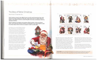 2014 Jersey Stamp Year Book (hardback) issued by Jersey Post includes 30 images of contents