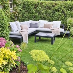 Beautiful outdoor patio garden corner set