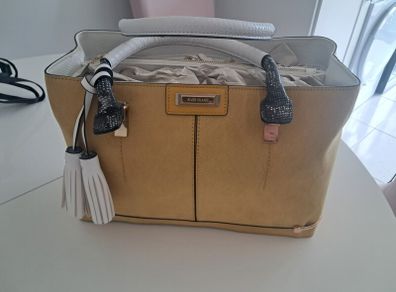 River Island Handbag. Mustard & White.