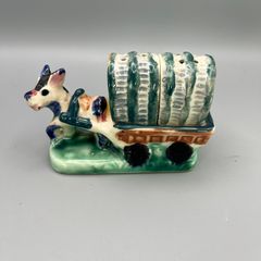 Vintage Horse Drawn Covered Wagon Salt & Pepper Shakers