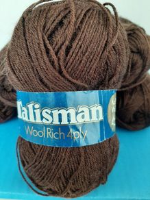 New vintage 80% wool knitting/crochet/crafts