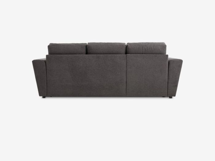 Sofa Bed Couch L shape Dark Grey