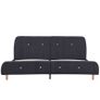 Bed Frame Dark Grey Fabric 150x200 cm Image 5