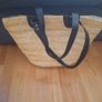 Bag/Basics Straw Tote Summer Bucket Bag .. Price Drop Image 3